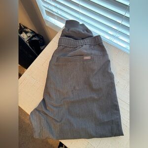 Mens large fig grey scrub joggers